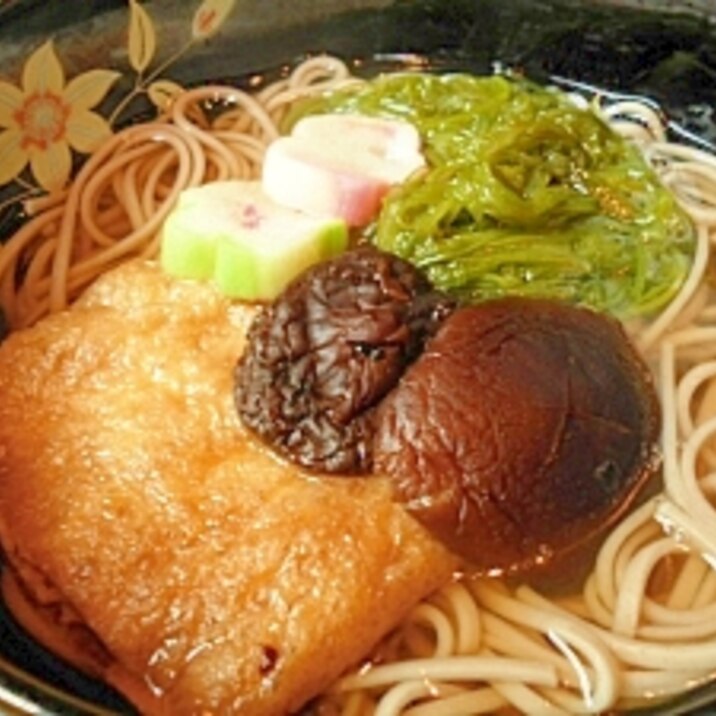 お蕎麦のトッピングにも☆油揚げ＋どんこ椎茸ふくめ煮